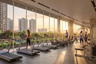 Gymnasium at Mahindra Rainforest