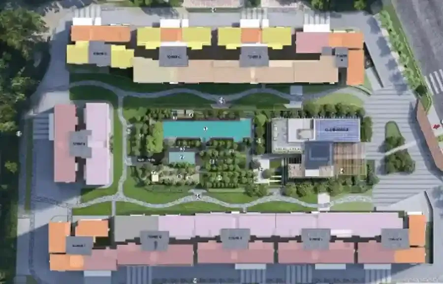 Mahindra Rainforest master plan layout
